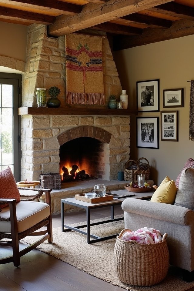cherished family heirlooms enhance decor