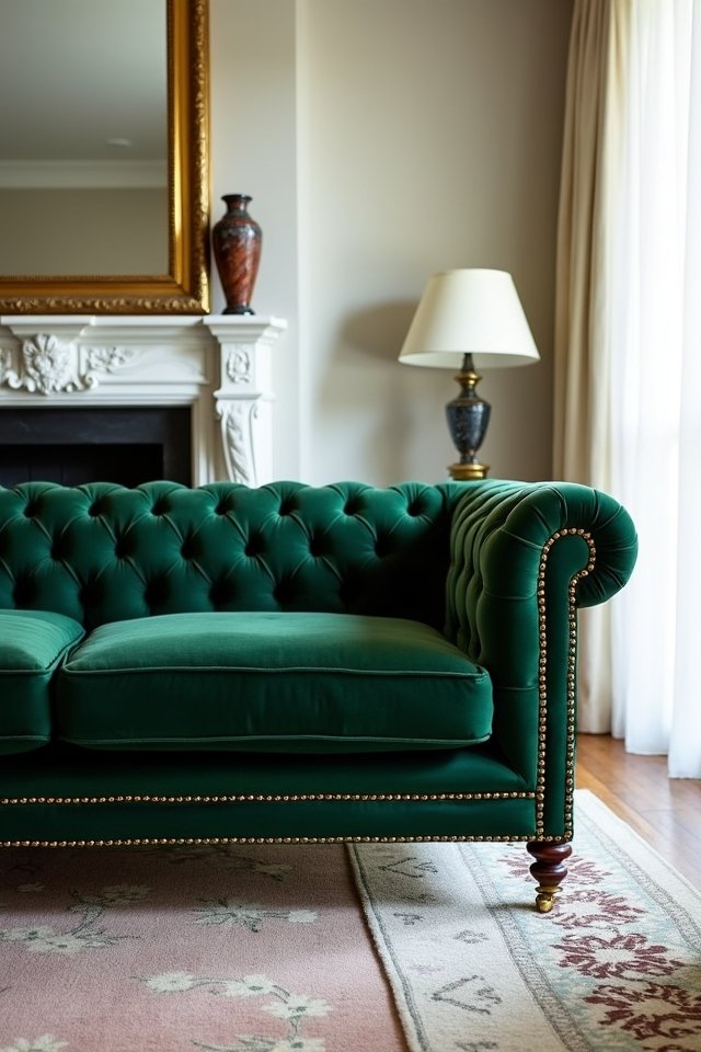chesterfield sofa with elegance