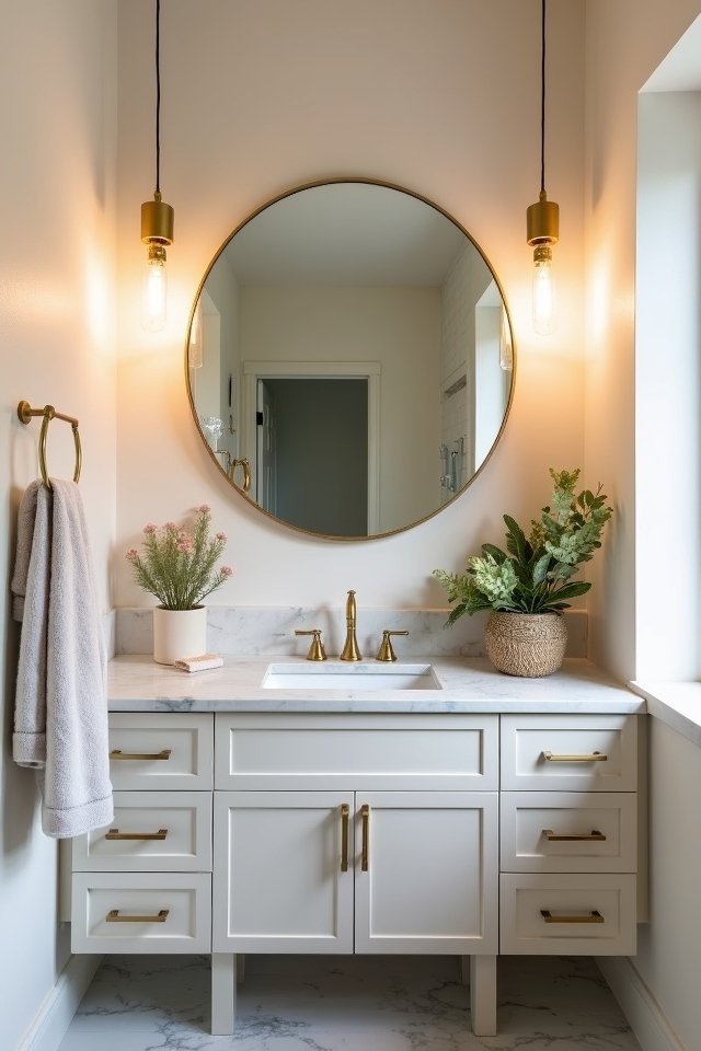 chic bathroom lighting options