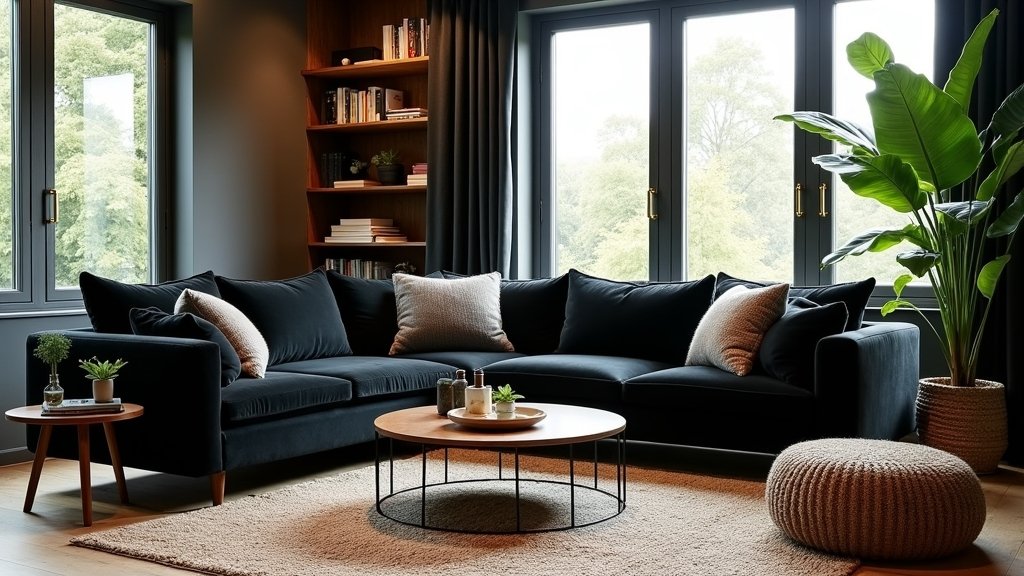 chic black wood decor