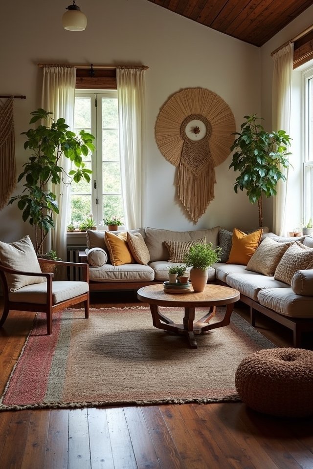 chic bohemian textured layers