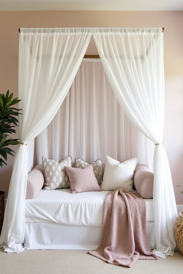 chic canopy daybed transformation