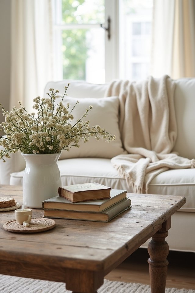chic coffee table centerpiece