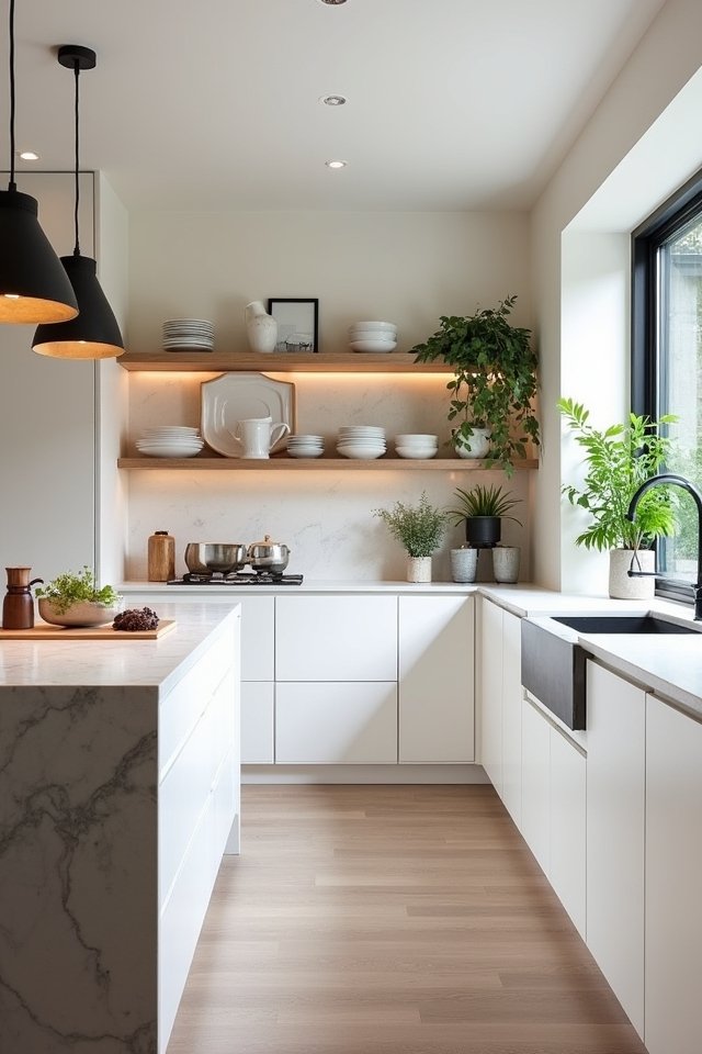 chic contemporary kitchen design