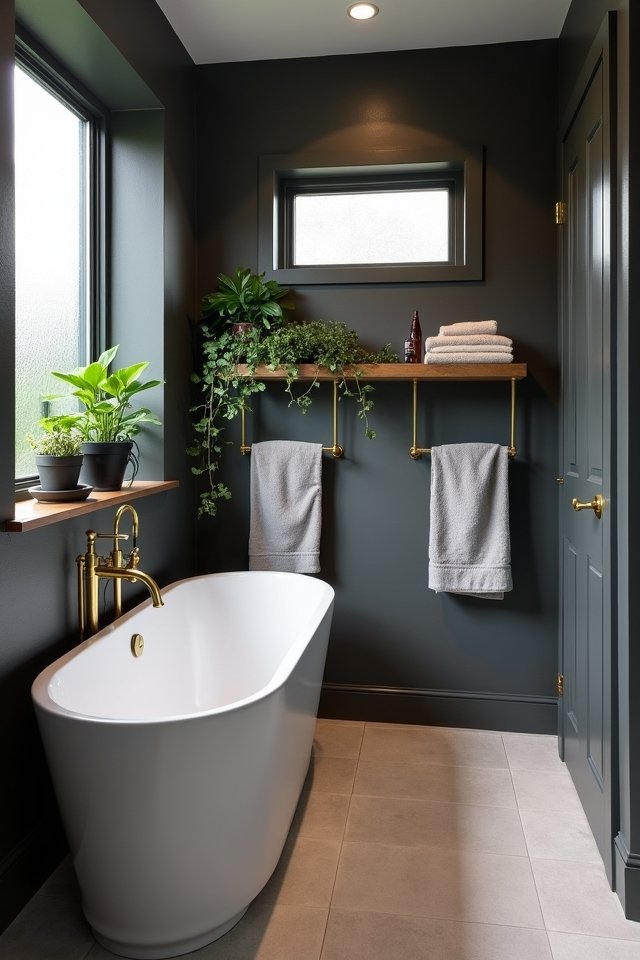 chic cozy charcoal gray