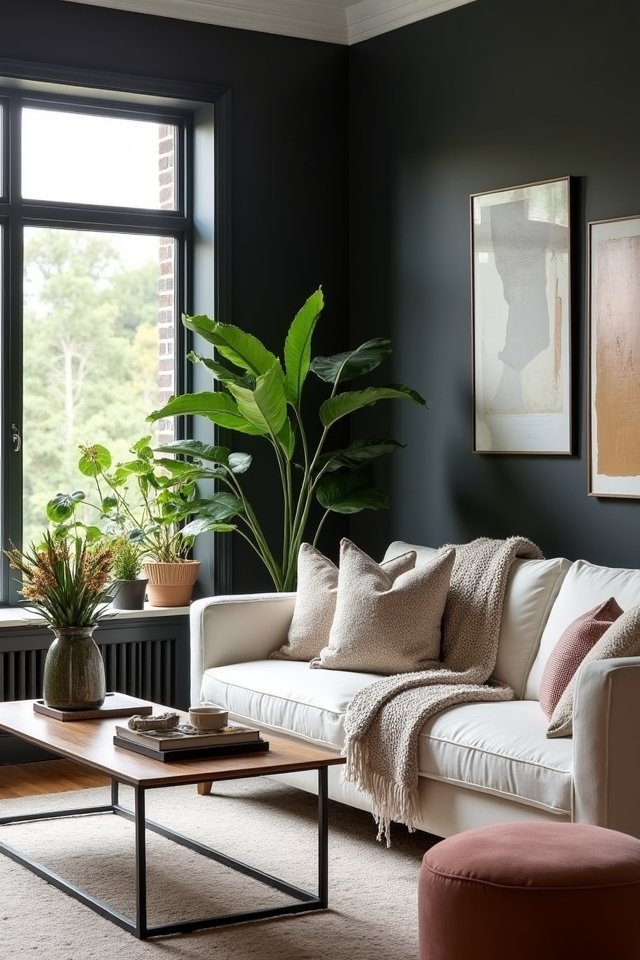 chic cozy dramatic atmosphere