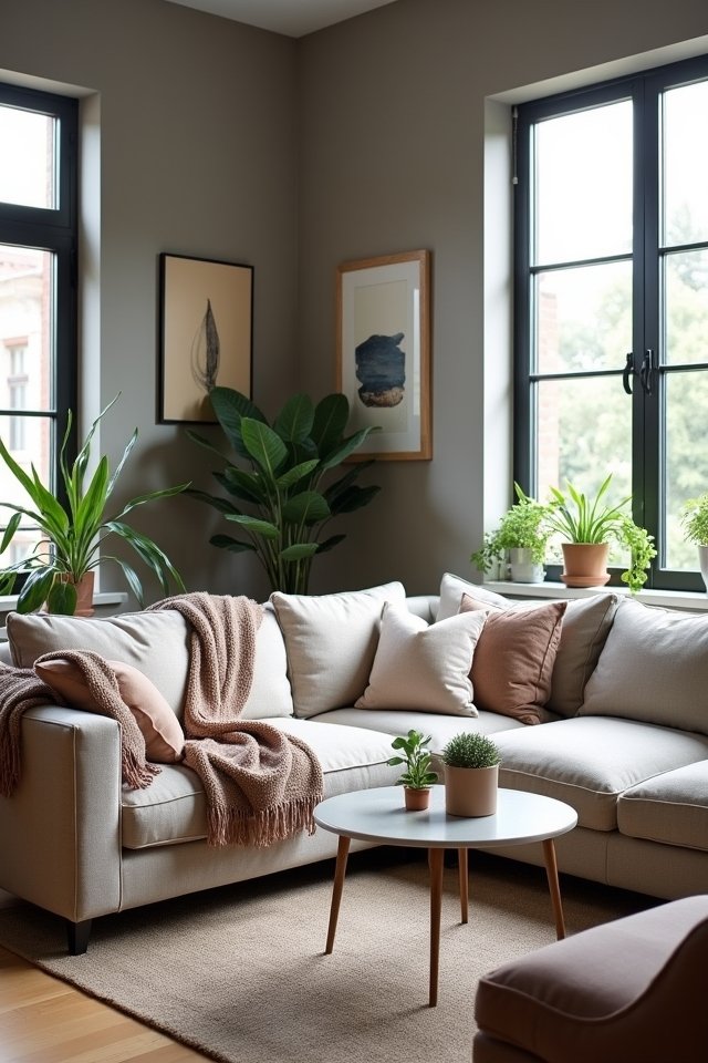 chic cozy warm gray