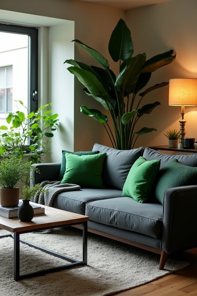 chic dark grey furniture