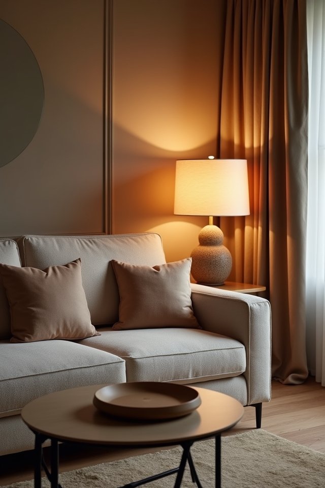chic fabric shade lamps