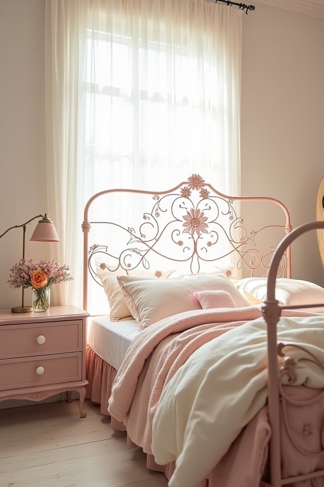 chic feminine bedroom aesthetics