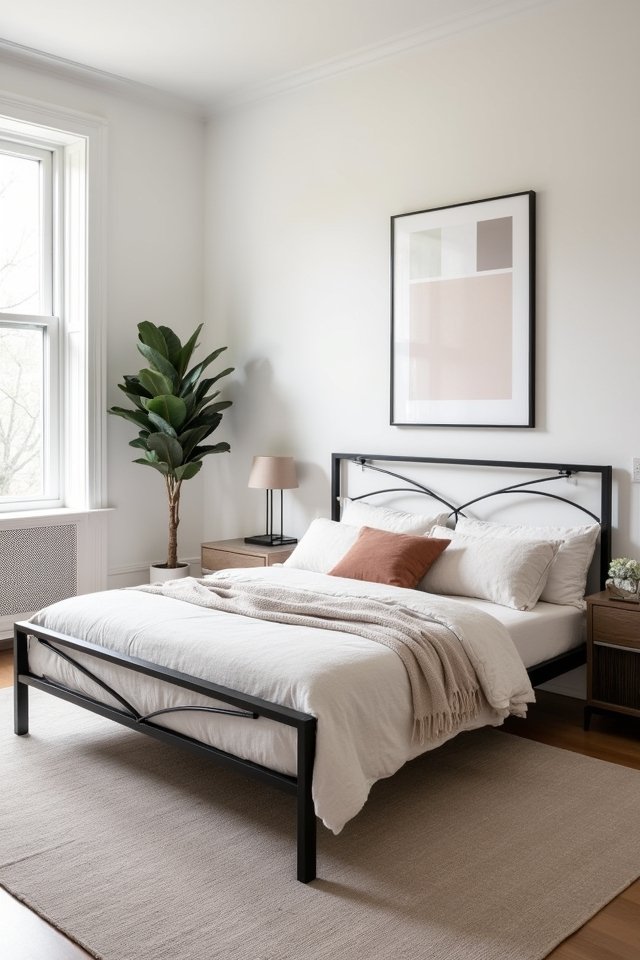 chic geometric bedroom sanctuary