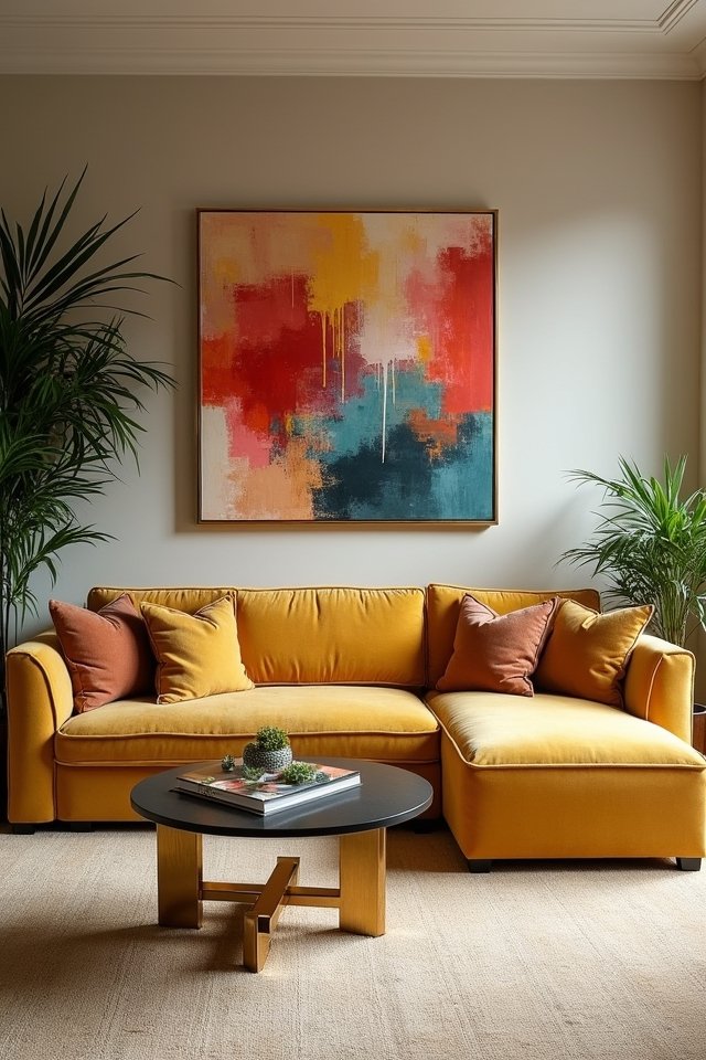 chic gold furniture art