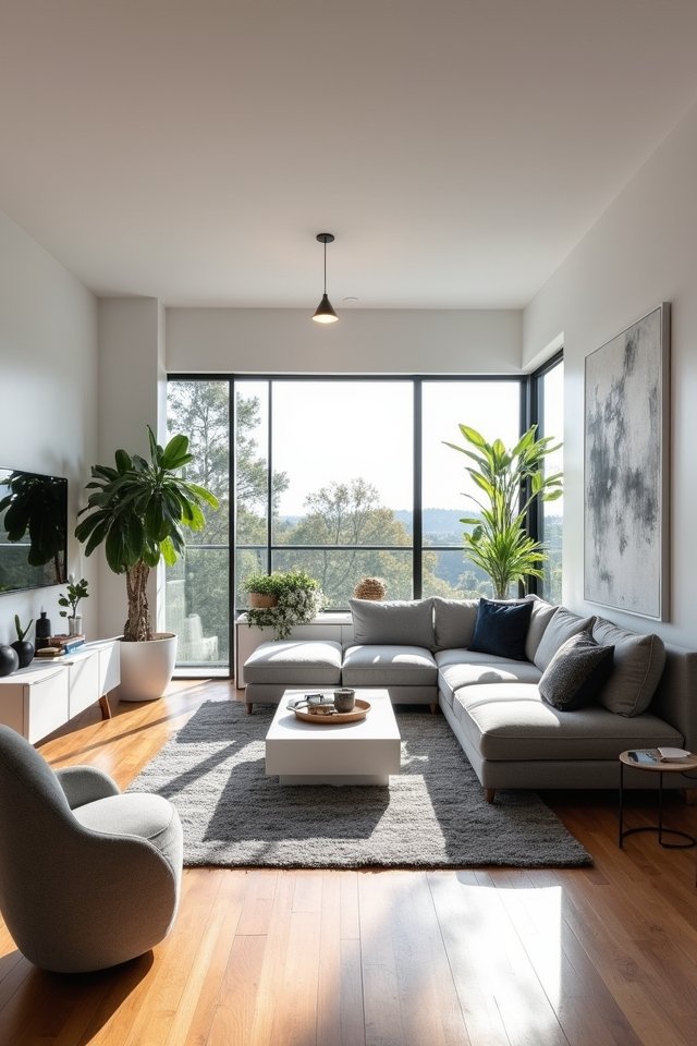 chic grey and white