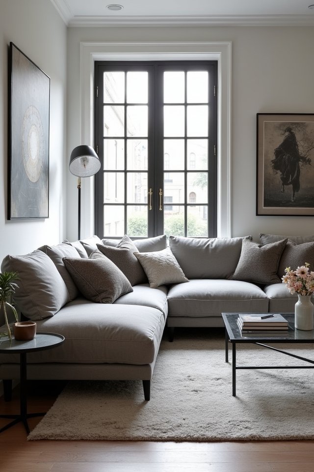 chic grey furniture transformation