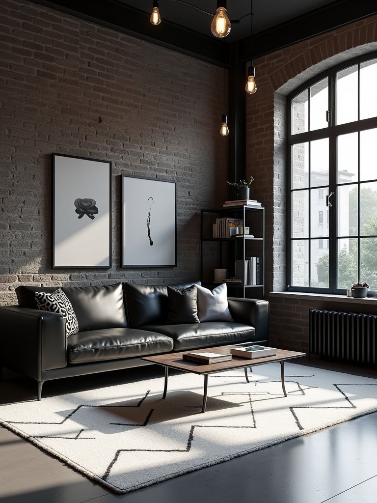 chic industrial living room d cor