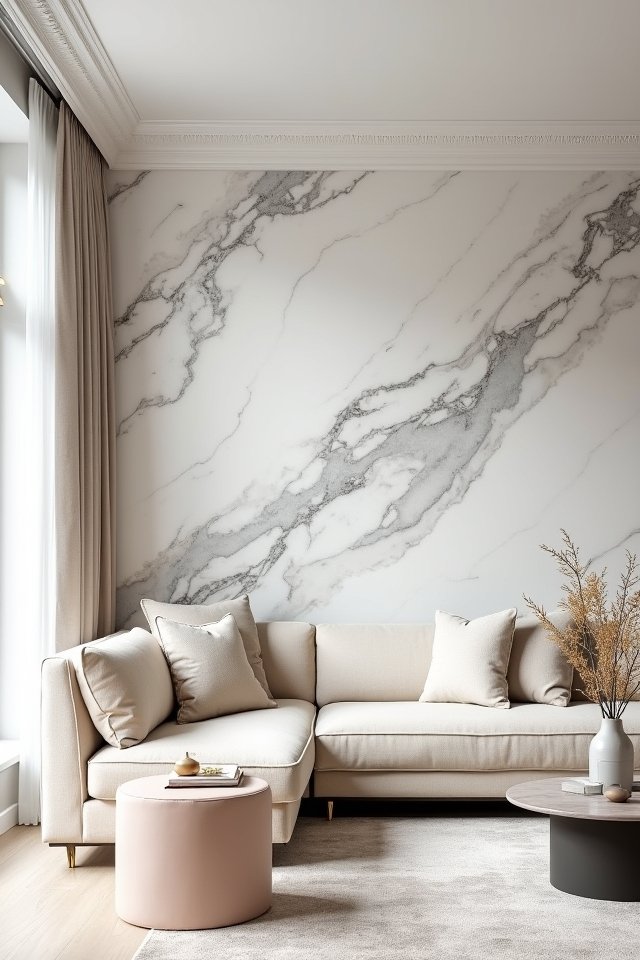 chic marble wallpaper elegance