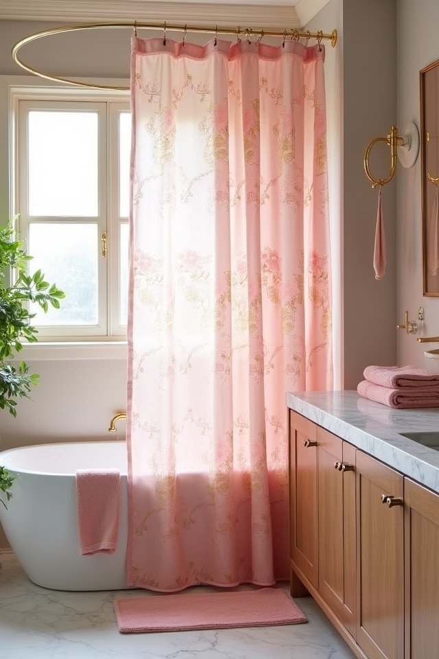 chic pink and gold elegance