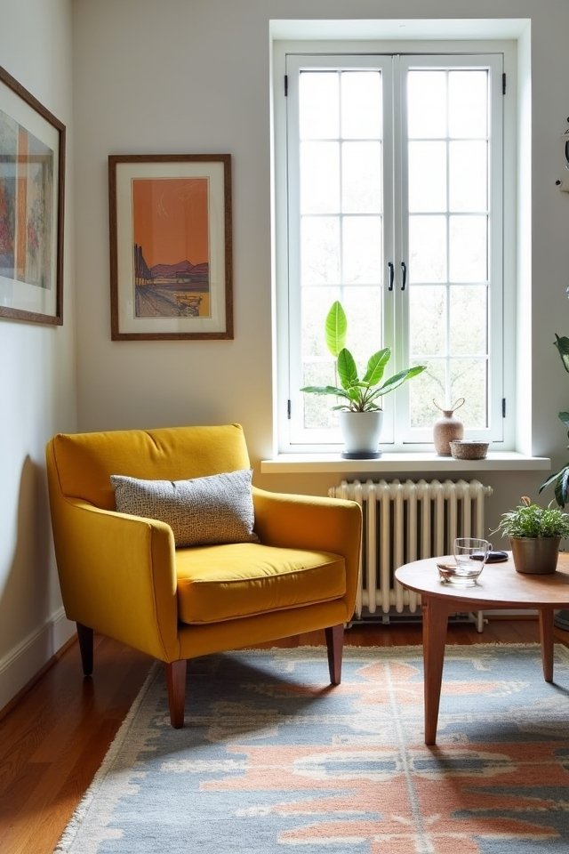 chic retro inspired seating option