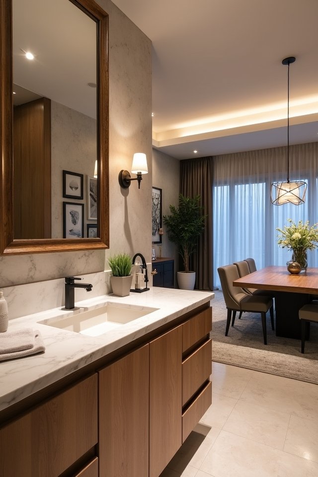 chic sink vanity elegance