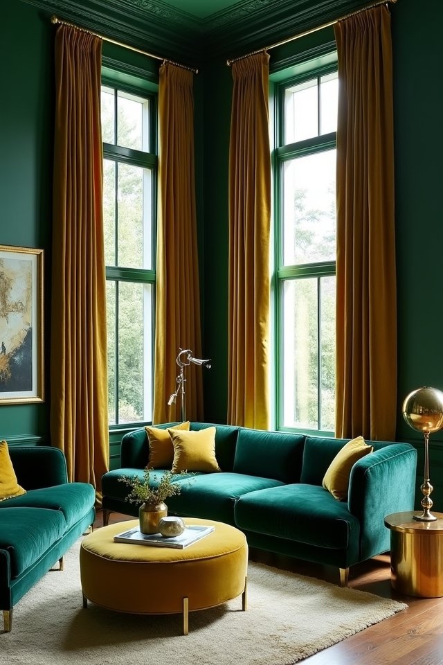 chic velvet curtain elegance