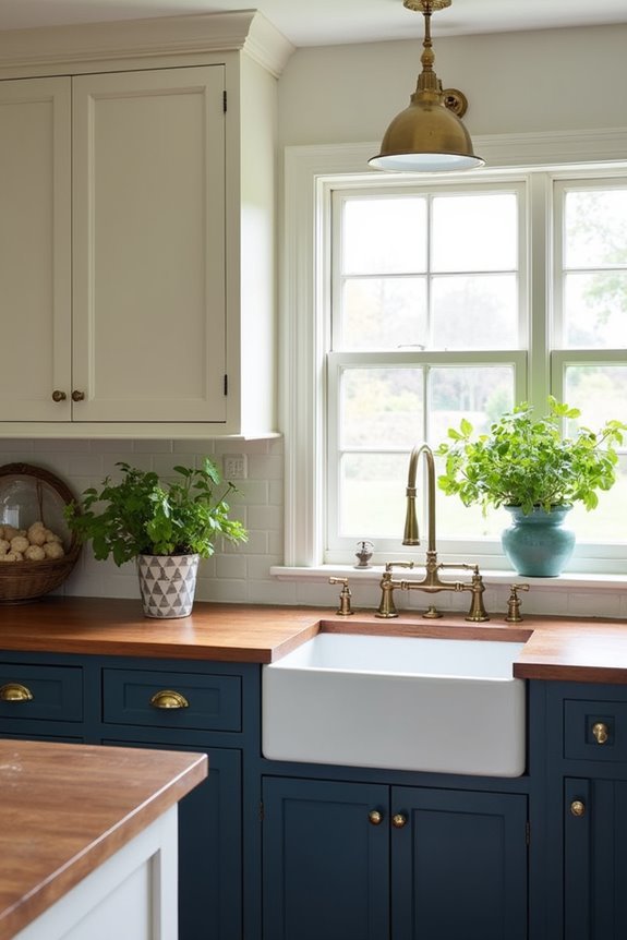 classic colonial kitchen colors