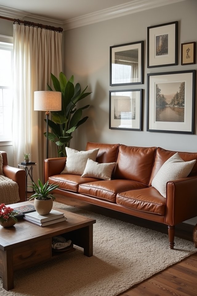classic leather sofa comfort