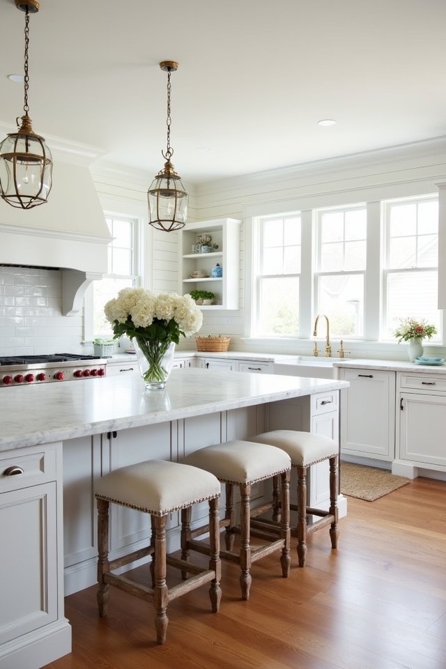 classic white kitchen elegance