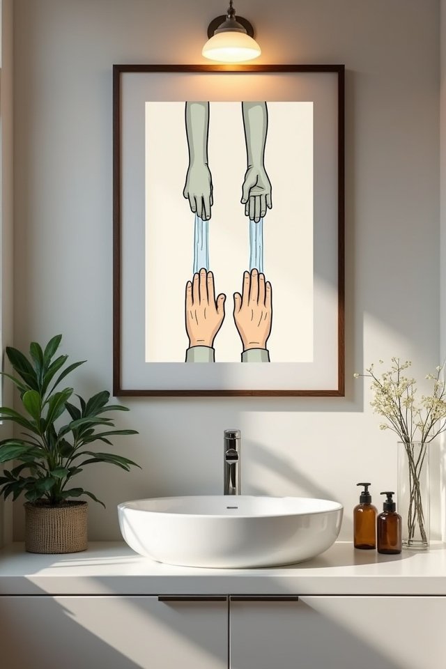 cleanliness reflection joy humor