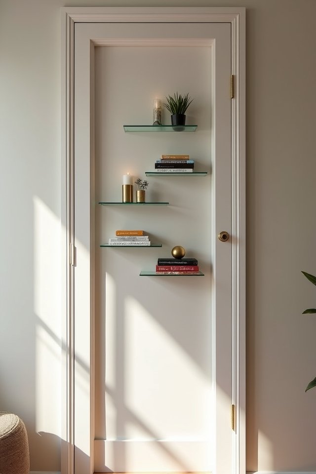 clear acrylic shelf display