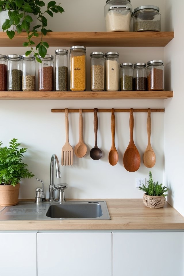 clear containers for organization