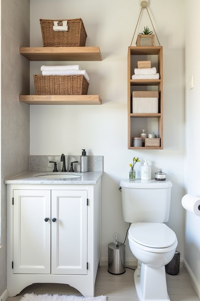 clever bathroom storage solutions