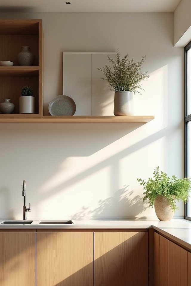 clutter free japandi kitchen oasis