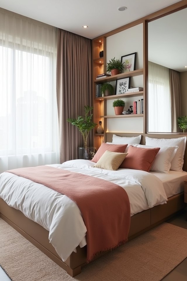 clutter free serene bedroom tips