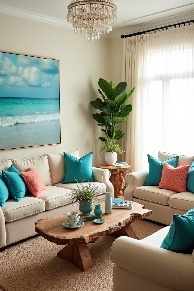 coastal artwork for ambiance