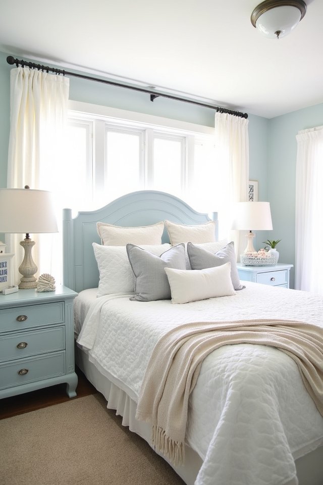 coastal bedroom retreat vibes