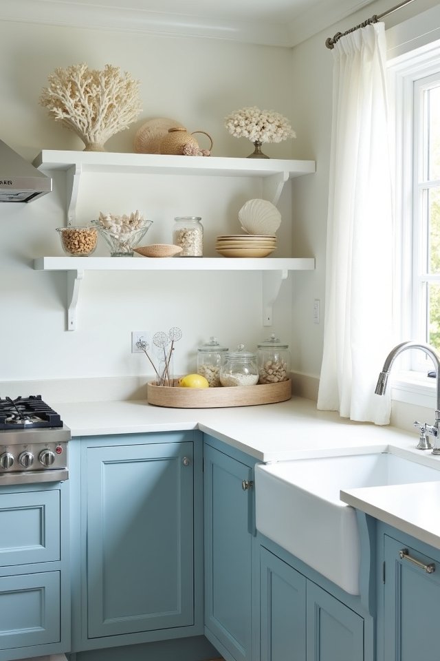 coastal charm kitchen decor