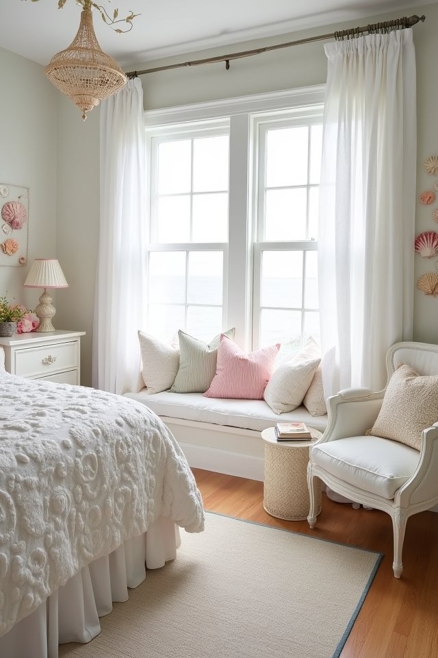 coastal charm seashell decor