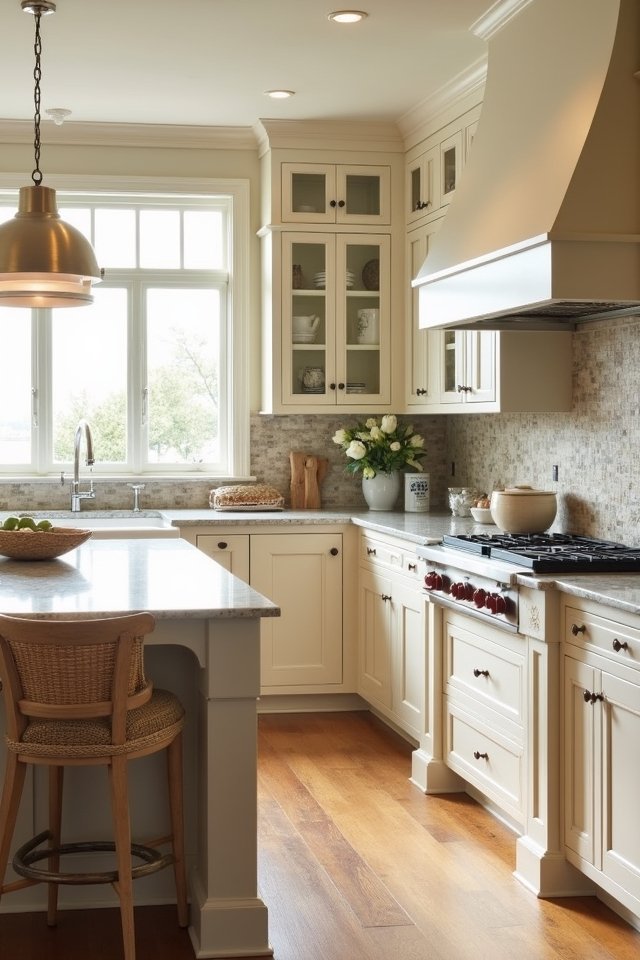 coastal chic kitchen vibes