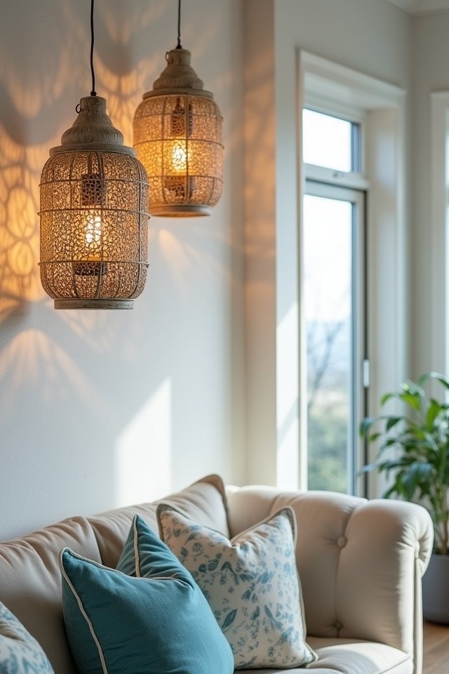 coastal chic lanterns ambiance