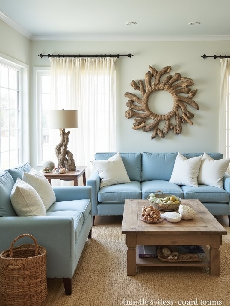 coastal driftwood home decor