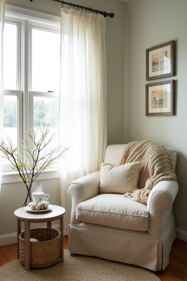 coastal inspired cozy retreat