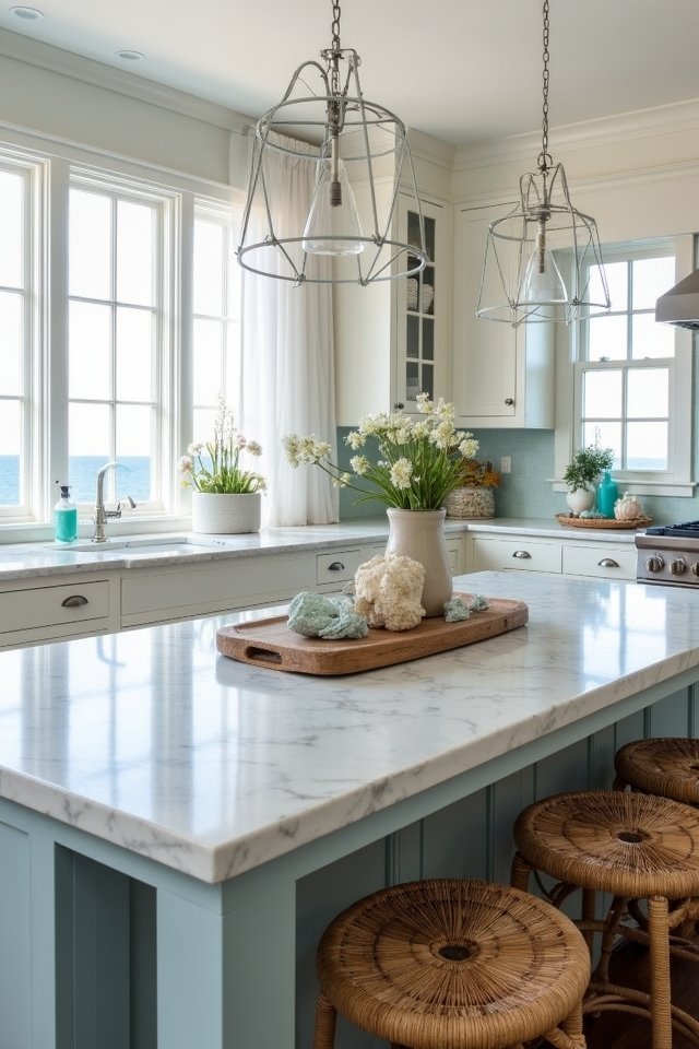 coastal kitchen color palette