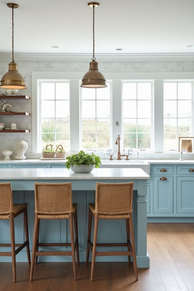 coastal kitchen with charm