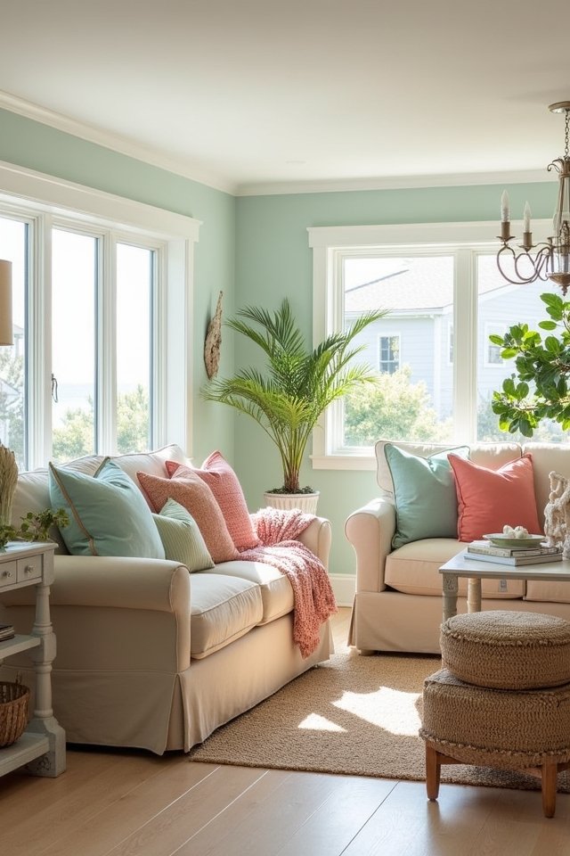 coastal living room transformation