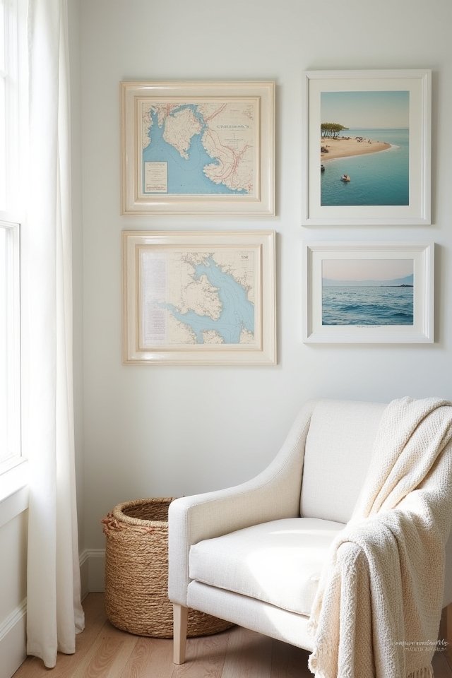 coastal memories gallery wall