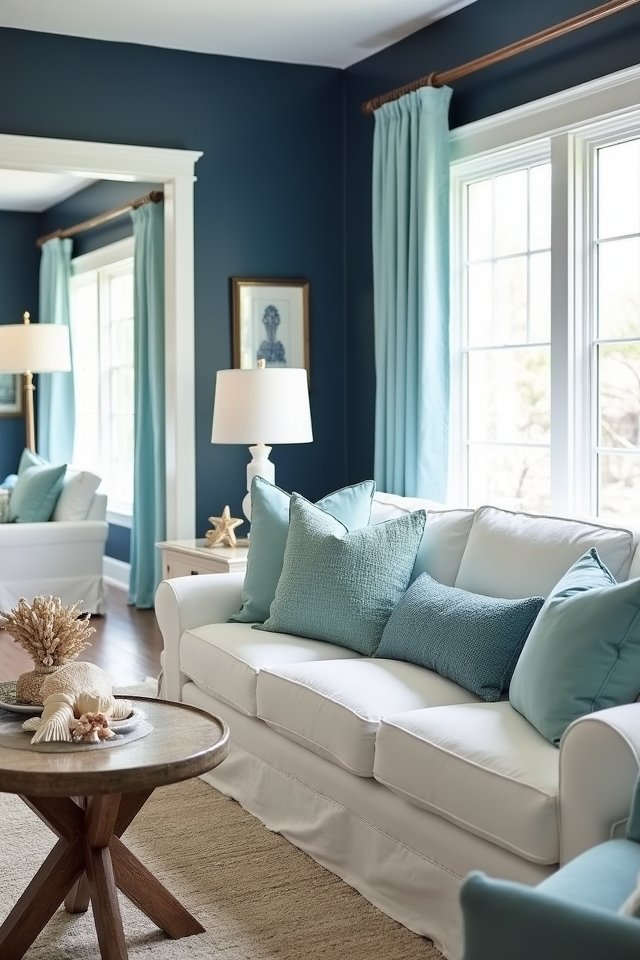 coastal retreat with blue