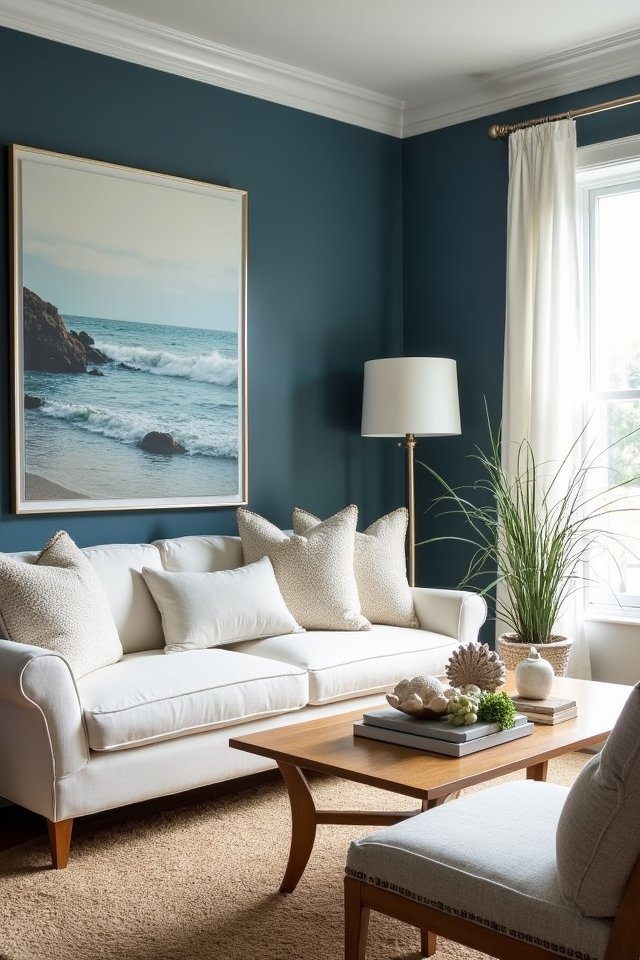coastal retreat with blue