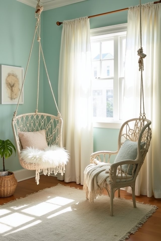 coastal retreat with swing