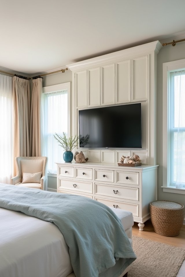coastal retreat with whitewashed wood