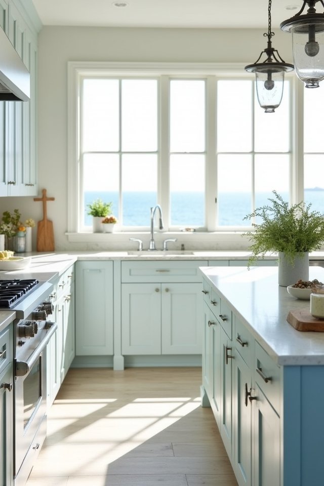 coastal shaker style cabinets